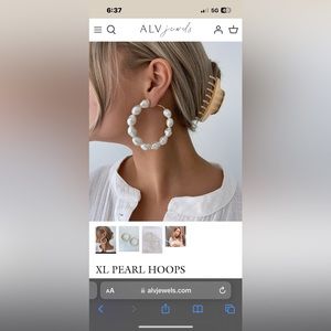ALV Jewels pearl earrings